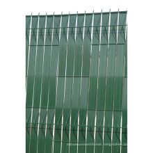 PVC Extrusion Protection UV Tarpaulin Slat with 3D PVC Coating Welded Wire Fence Rigid Panel for European market